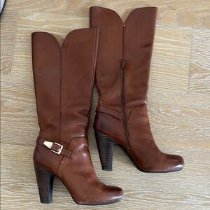Sofft Cognac Leather boots.